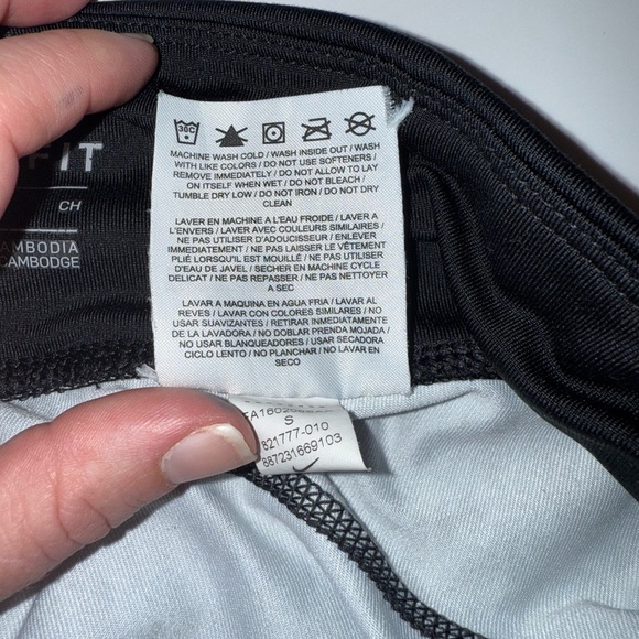 Nike Power Graphic Dri-FIT Tight Running Capri Crop Leggings Size Small - Picture 8 of 12